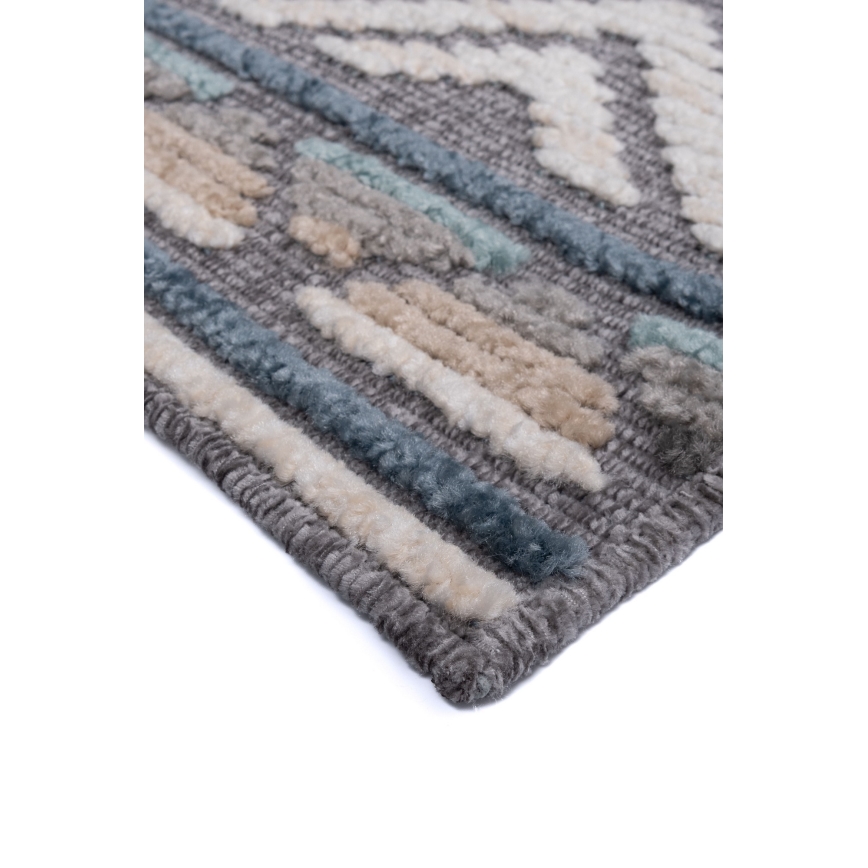 Tapis oriental NEPAL 200x280 cm bleu/gris/crème