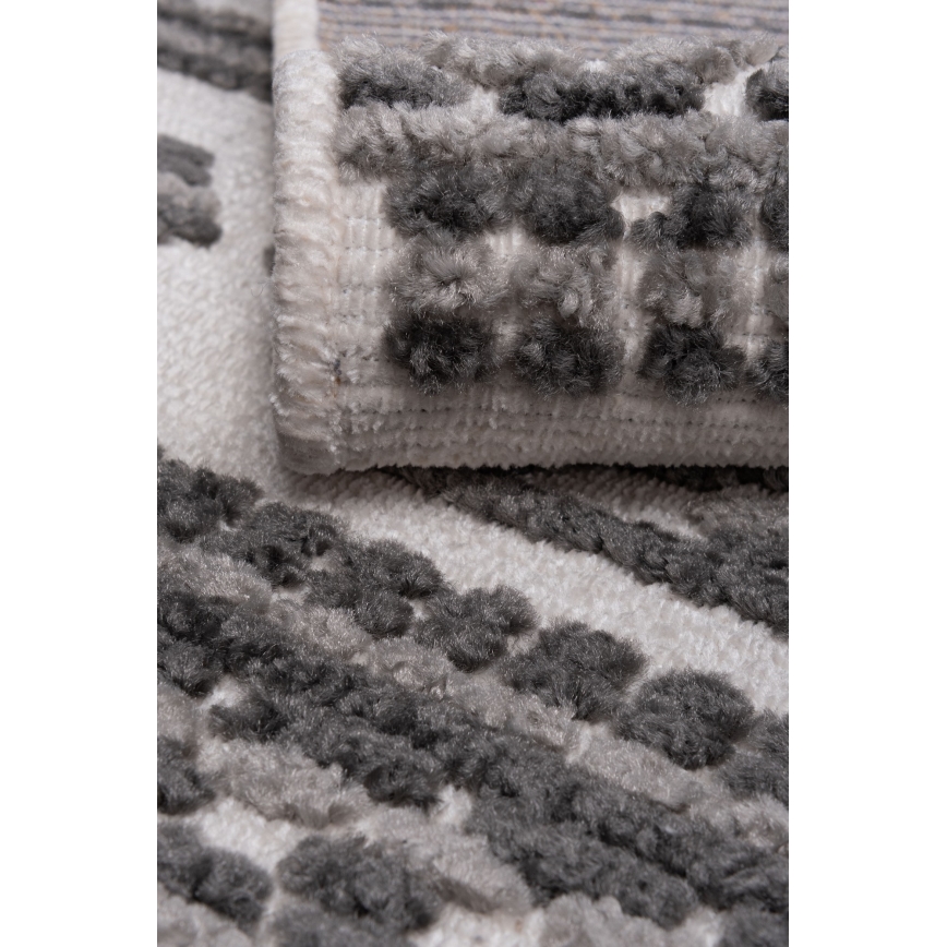 Tapis oriental NEPAL 200x280 cm gris/blanc