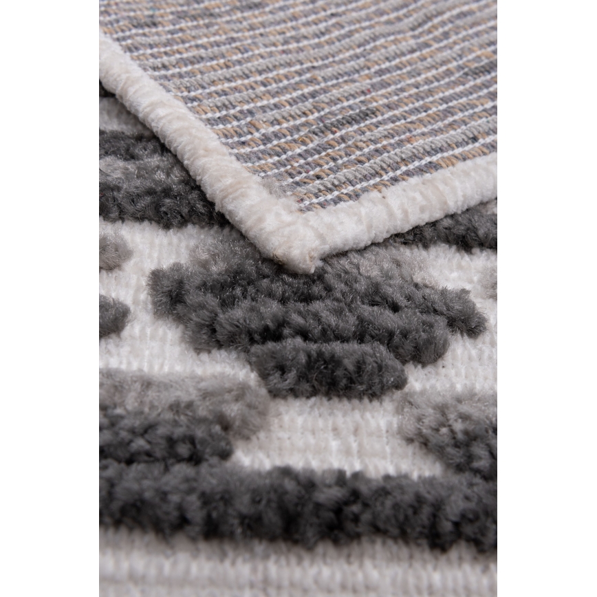 Tapis oriental NEPAL 200x280 cm gris/blanc
