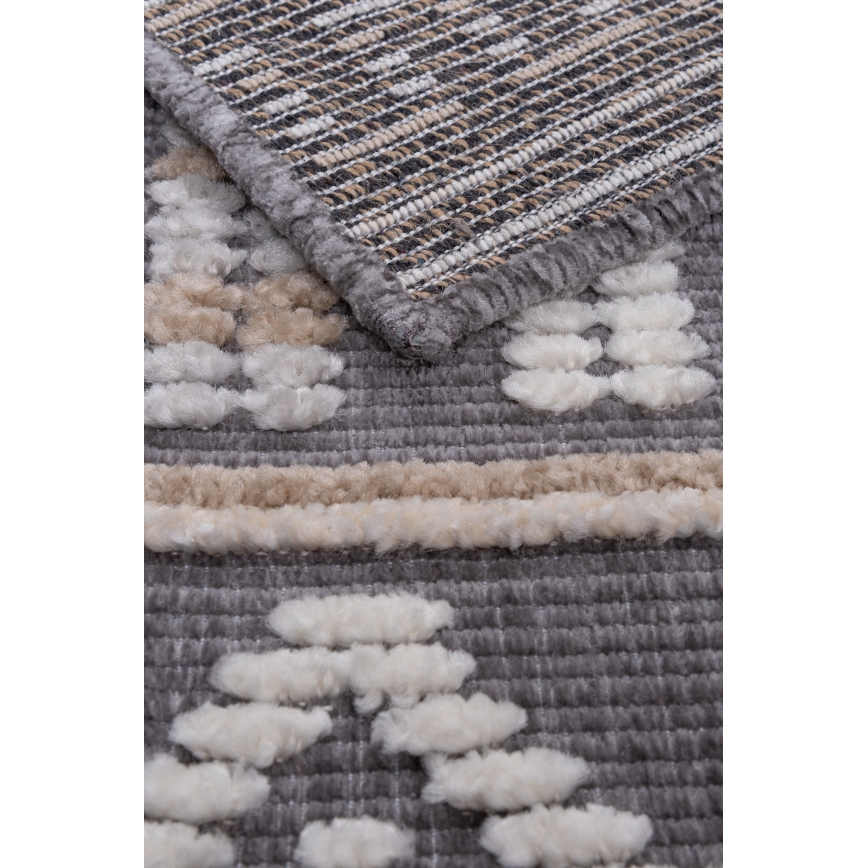 Tapis oriental NEPAL 80x153 cm, gris/beige