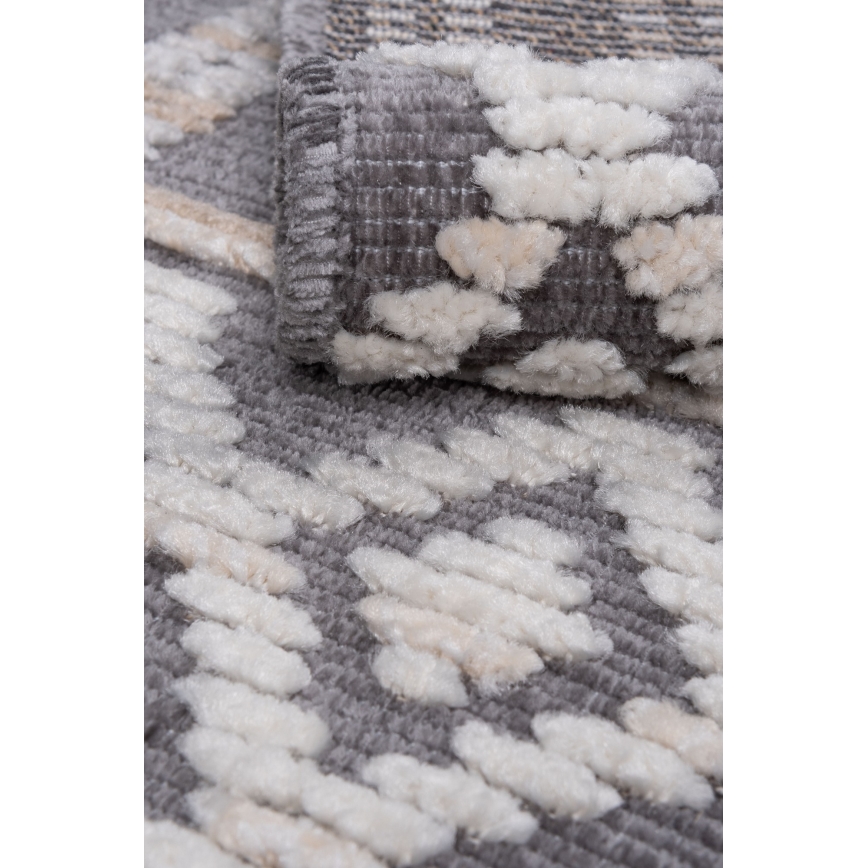 Tapis oriental NEPAL 80x153 cm, gris/beige