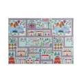 Tapis pour enfants STELLA STREETS 100 x 150 cm turquoise/ville
