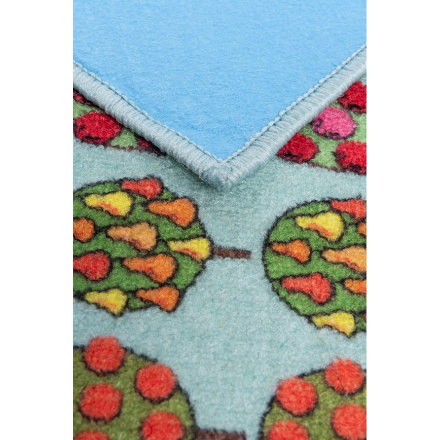 Tapis pour enfants STELLA STREETS 100 x 150 cm turquoise/ville