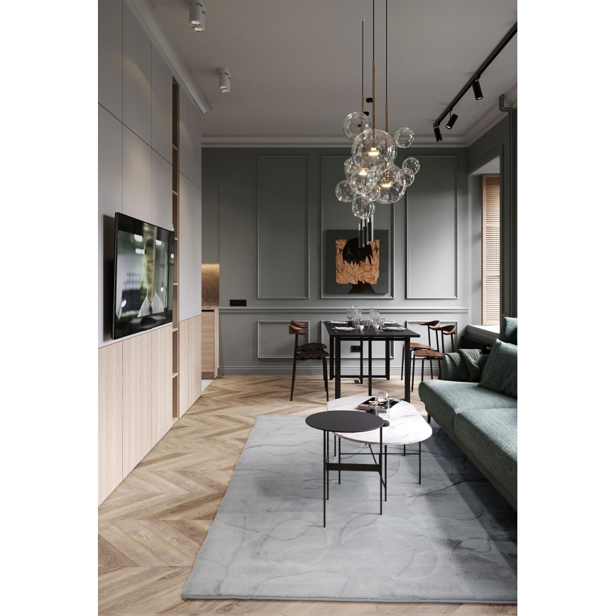 Tapis RABBIT 3D 120x170 cm gris clair