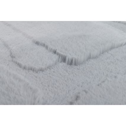 Tapis RABBIT 3D 160x230 cm gris