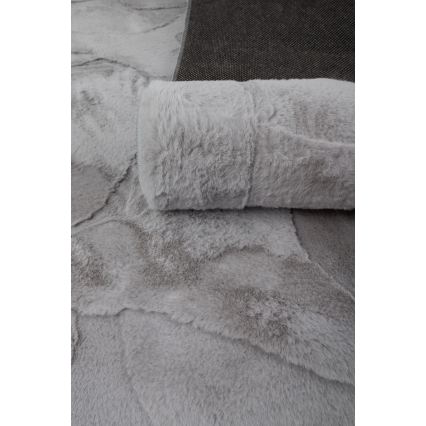 Tapis RABBIT 3D 80x150 cm gris