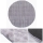 Tapis rond RABBIT BUBBLE 160 cm gris