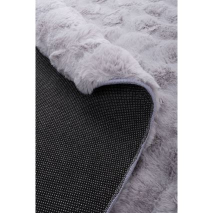 Tapis rond RABBIT BUBBLE 160 cm gris
