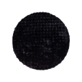 Tapis rond RABBIT BUBBLE 160 cm noir