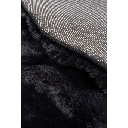 Tapis rond RABBIT BUBBLE 160 cm noir