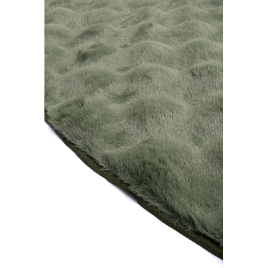 Tapis rond RABBIT BUBBLE 160 cm, vert