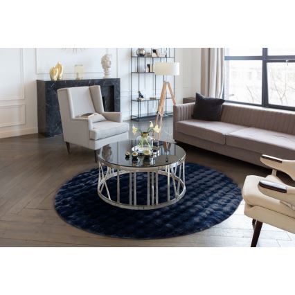 Tapis rond RABBIT BUBBLE Ø 160 cm bleu