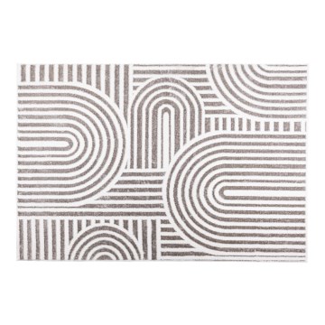 Tapis SALAMANCA 67x120 cm gris/blanc