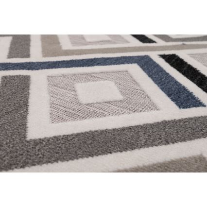 Tapis SHIFT 120 x 160 cm gris/bleu/beige