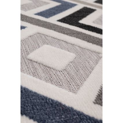 Tapis SHIFT 80x150 cm gris/bleu/beige