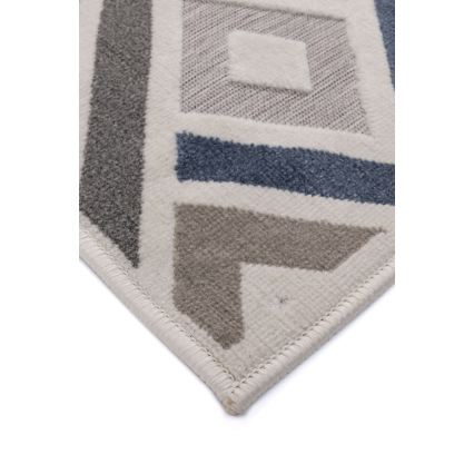 Tapis SHIFT 80x150 cm gris/bleu/beige