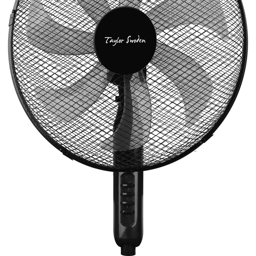 Taylor Swoden - Ventilateur sur pied 50 W / 230 V, hauteur 122 cm, noir