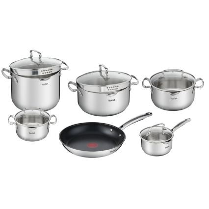 Tefal - 11-delige pannenset DUETTO+