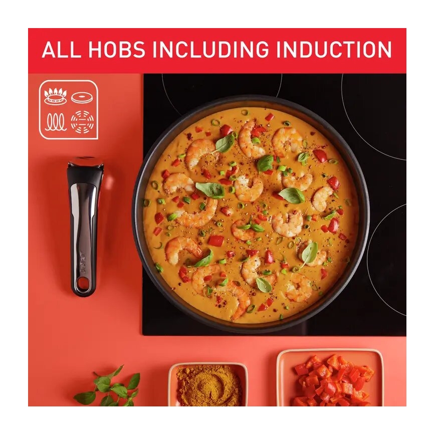 Tefal - Set kookgerei 13-delig INGENIO PREFERENCE RVS
