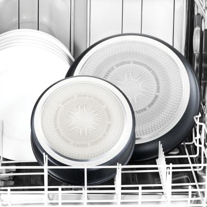 Tefal - 3-delige pannenset INGENIO BLACK STONE