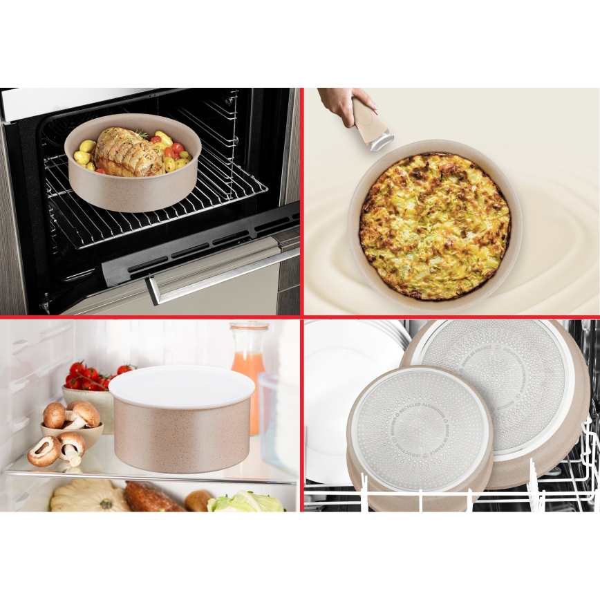 Tefal - 3-delige pannenset INGENIO DELIGHT