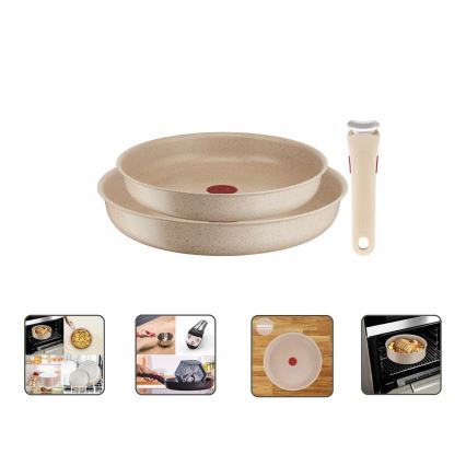 Tefal - 3-delige pannenset INGENIO DELIGHT