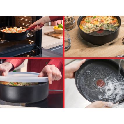 Tefal - 3-delige pannenset INGENIO SO'LIGHT