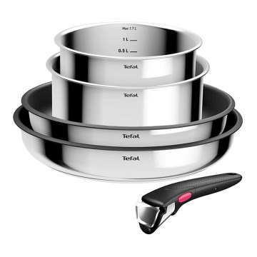 Tefal - 5-delige INGENIO COOK pannenset van roestvrij staal