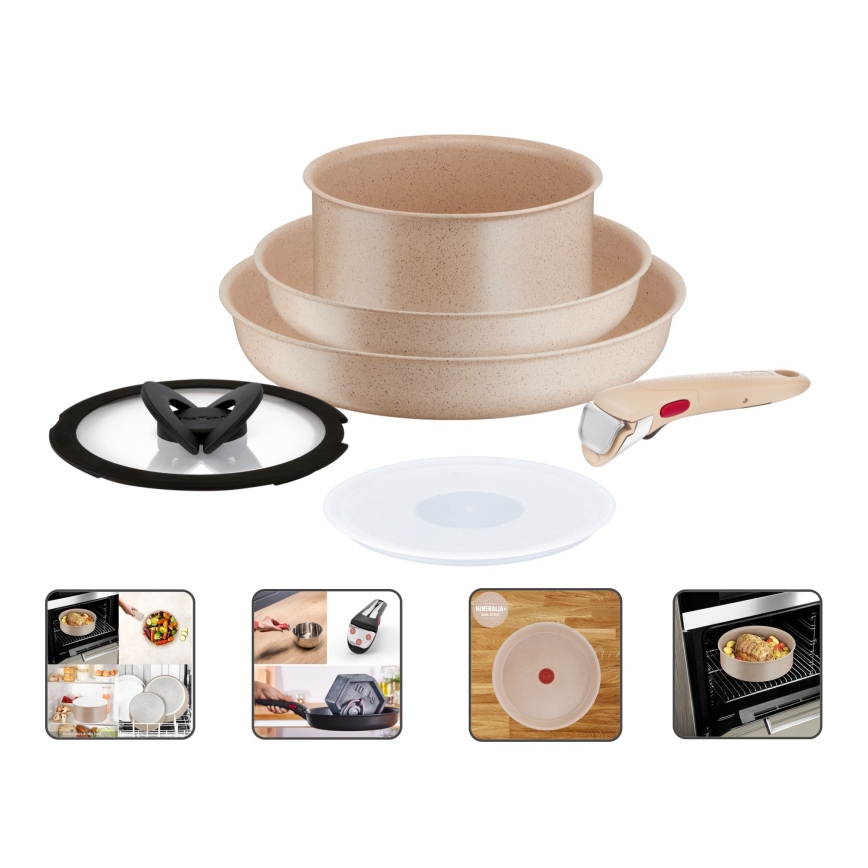 Tefal - 6-delige pannenset INGENIO DELIGHT