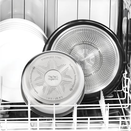 Tefal - 9-delige INGENIO COOK kookset van roestvrij staal