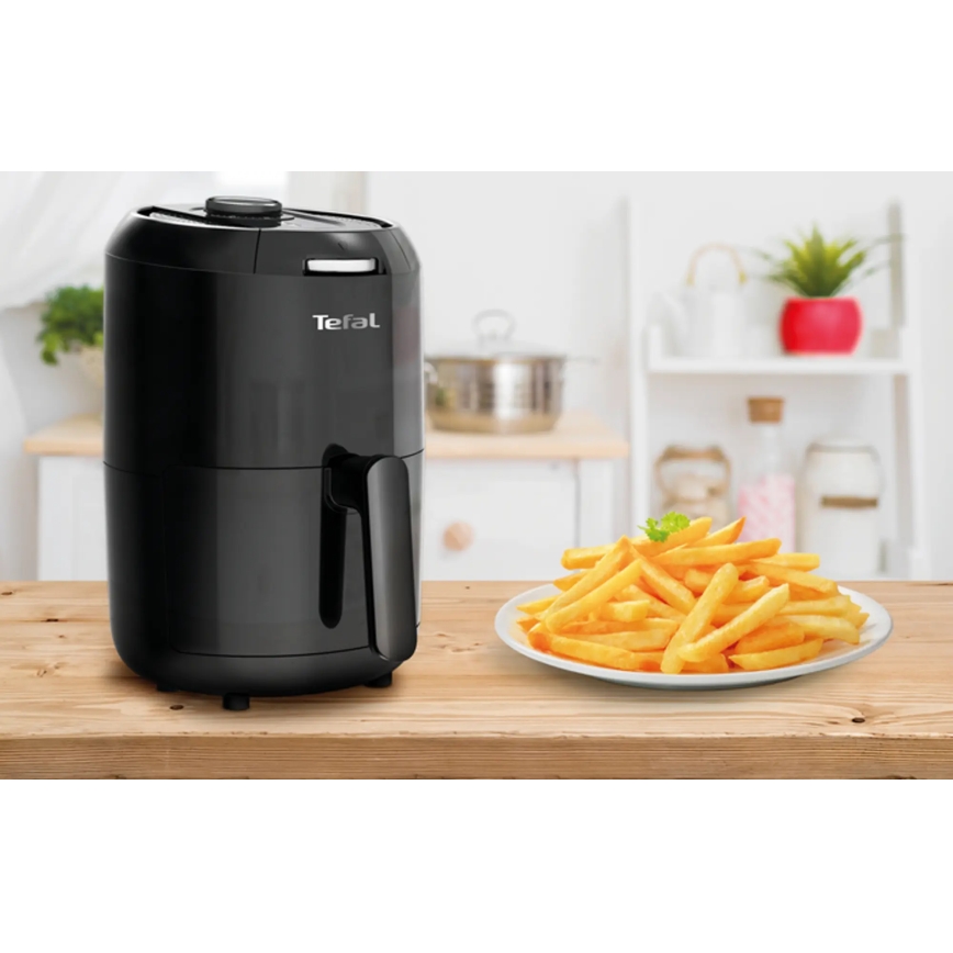 Tefal - Air fryer 1,6 l EASY FRY COMPACT 1030W/230V zwart
