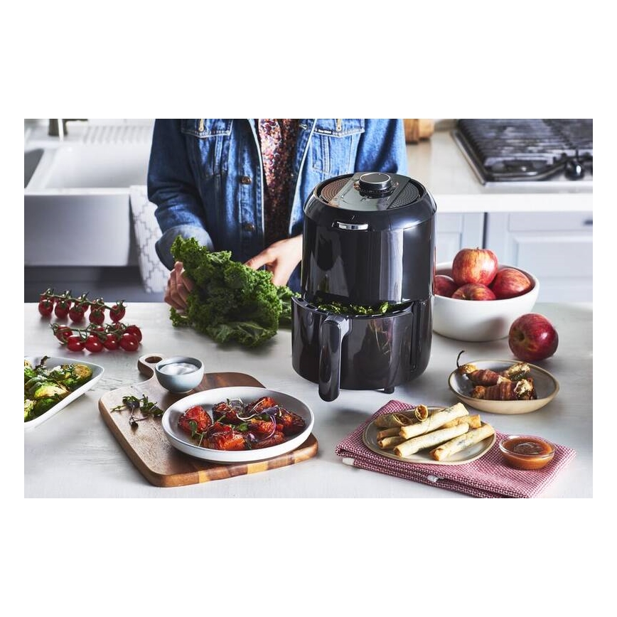 Tefal - Air fryer 1,6 l EASY FRY COMPACT 1030W/230V zwart