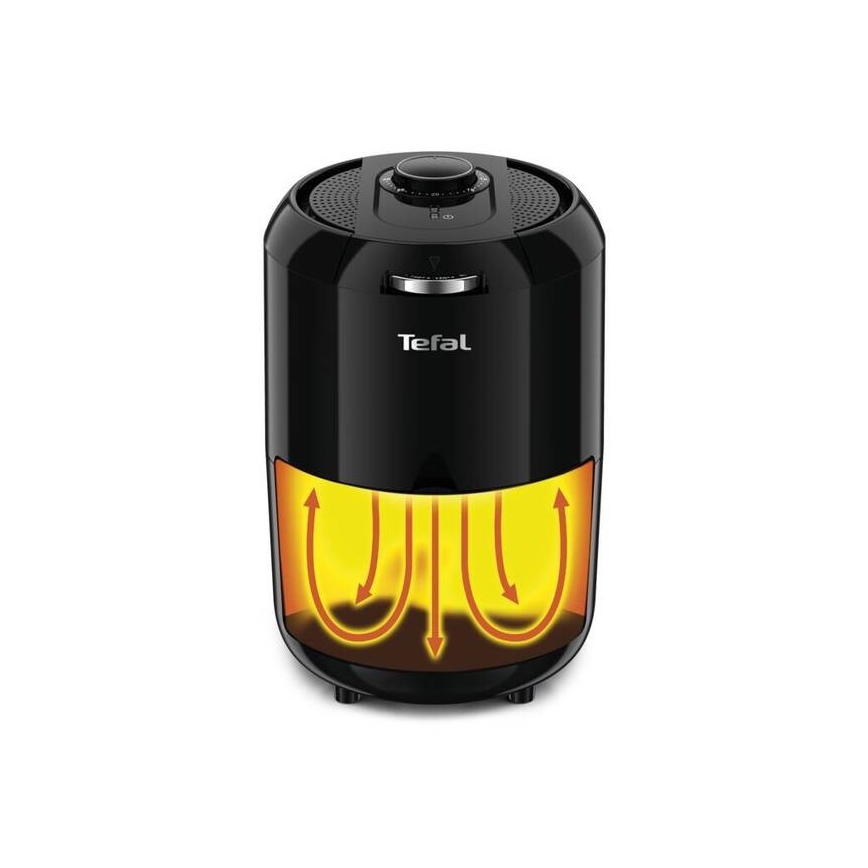 Tefal - Air fryer 1,6 l EASY FRY COMPACT 1030W/230V zwart