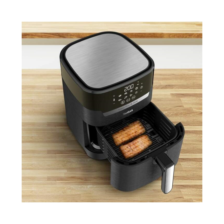 Tefal - Air fryer 4,2 l EASY FRY&GRILL 2in1 1550W/230V zwart