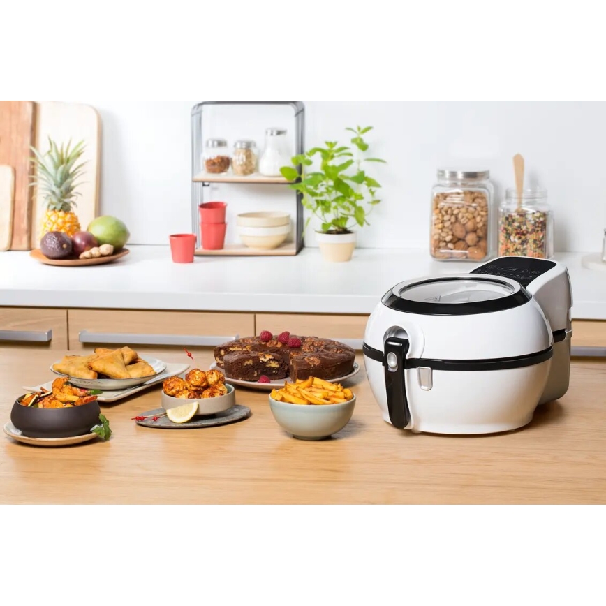 Tefal - Air fryer ACTIFRY GENIUS DUAL MOTION 1,2l 1350W/230V wit