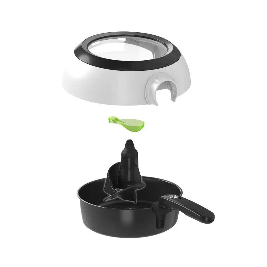 Tefal - Air fryer ACTIFRY GENIUS DUAL MOTION 1,2l 1350W/230V wit