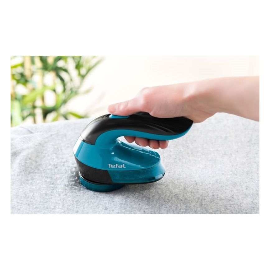 Tefal - Anti-peluche LINT 2xAA noir/bleu