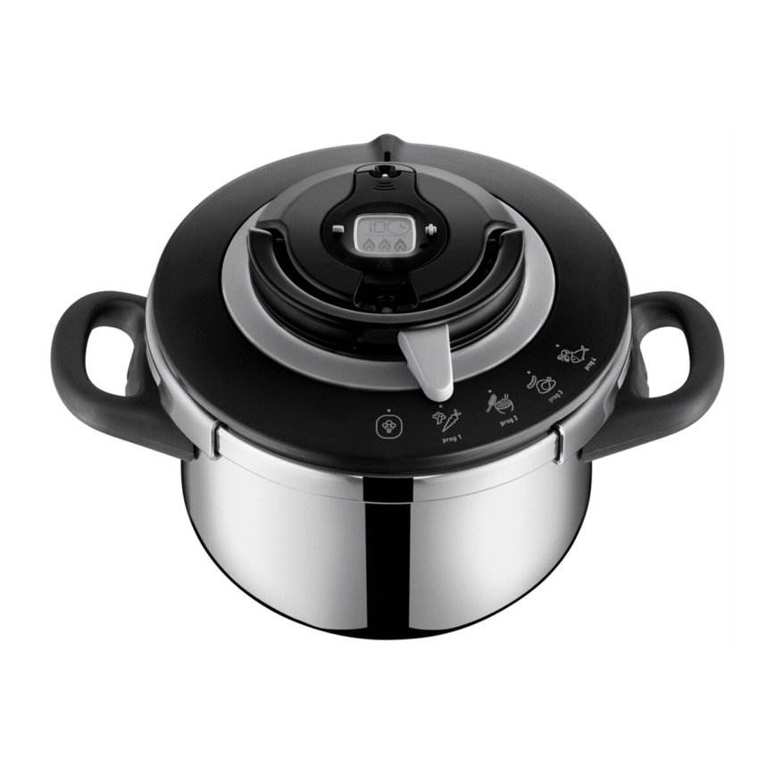 Tefal - Autocuiseur sous pression 4,5 l CLIPSO+ CHEF inox