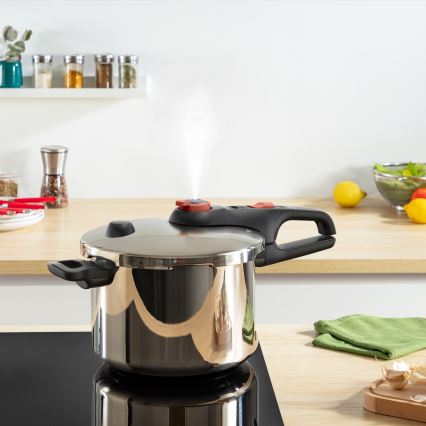 Tefal - Autocuiseur 6 L SECURE TRENDY + ensemble 5 pièces INGENIO EMOTION