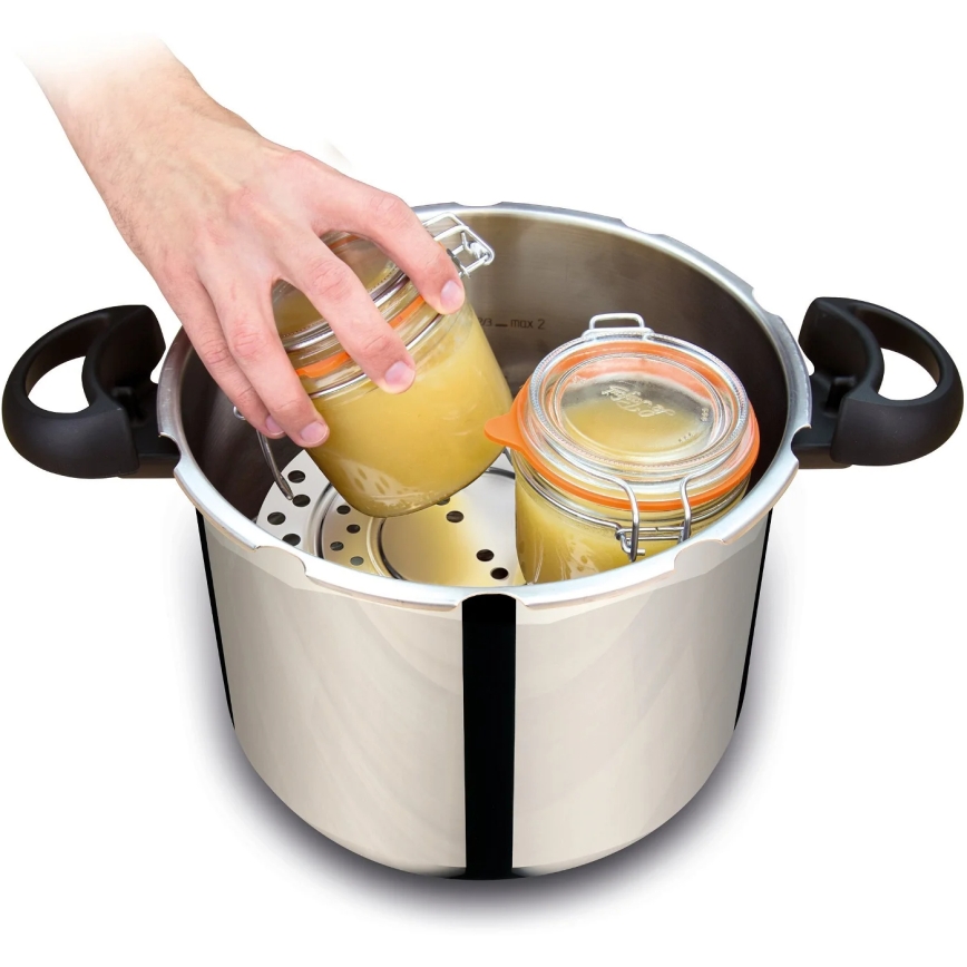 Tefal - Autocuiseur 9 l CLIPSO MINUT EASY acier inoxydable