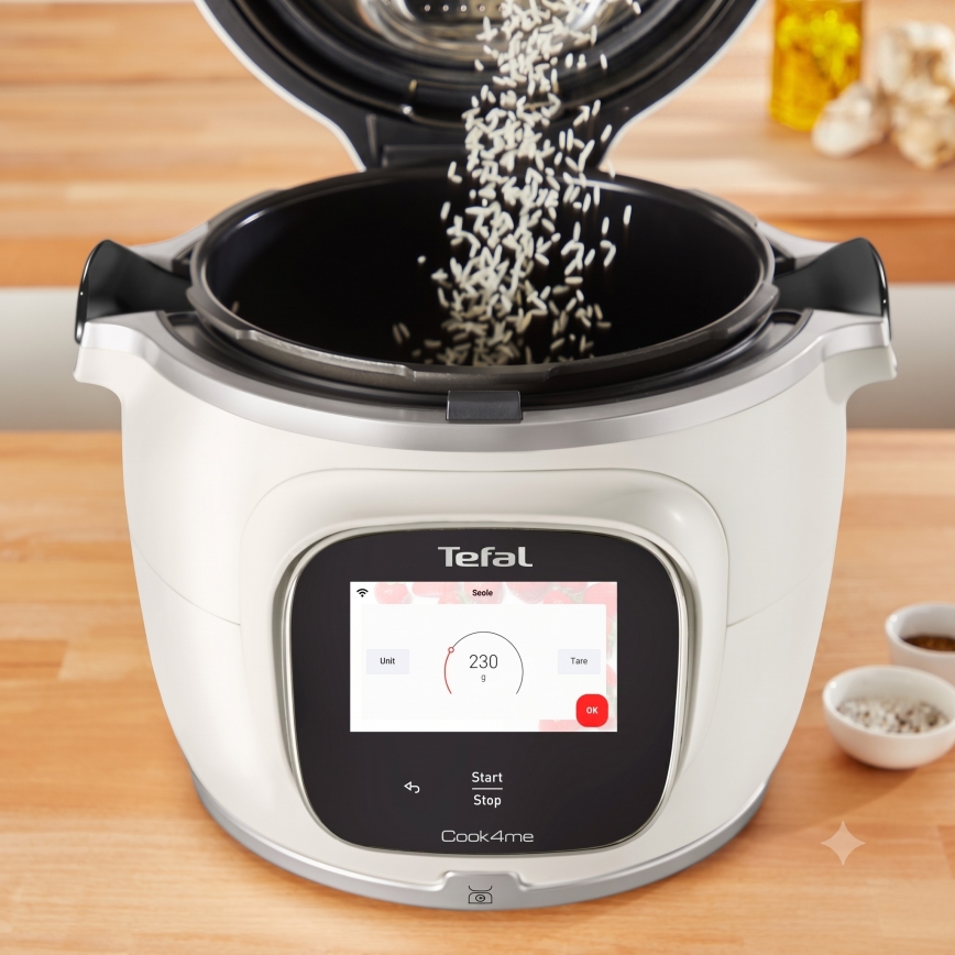 Tefal - Autocuiseur électrique multifonction 6 l COOK4ME TOUCH PRO 1600W/230V