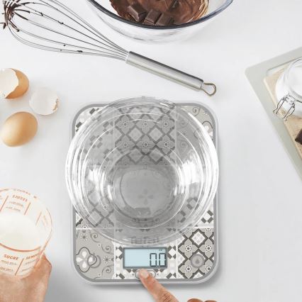 Tefal - Balance de cuisine OPTISS 2xAAA beige