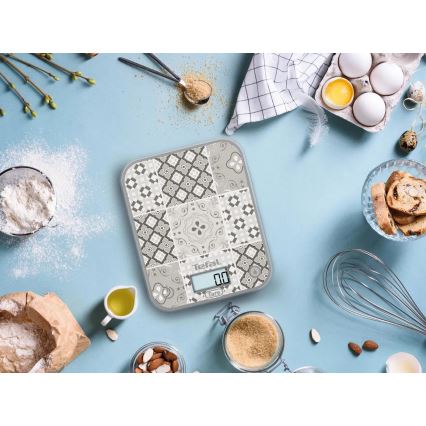 Tefal - Balance de cuisine OPTISS 2xAAA beige