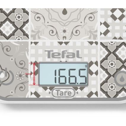 Tefal - Balance de cuisine OPTISS 2xAAA beige