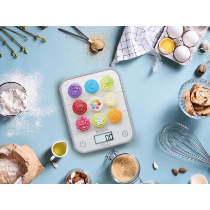 Tefal - Balance de cuisine OPTISS 2xAAA coloré