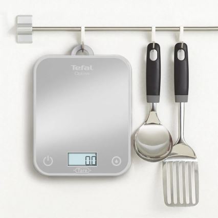 Tefal - Balance de cuisine OPTISS 2xAAA gris