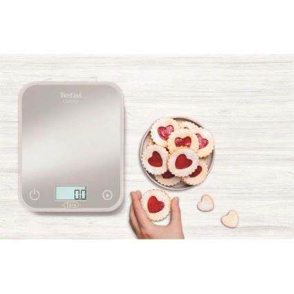Tefal - Balance de cuisine OPTISS 2xAAA gris