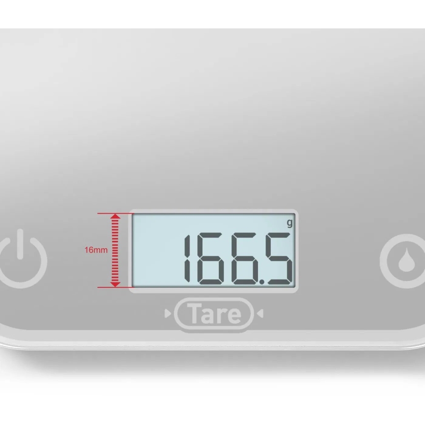 Tefal - Balance de cuisine OPTISS 2xAAA gris