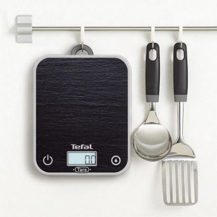 Tefal - Balance de cuisine OPTISS 2xAAA noir
