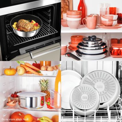 Tefal - Batterie de cuisine 4 pièces EMOTION MAX